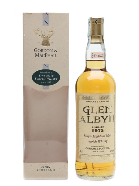 Glen Albyn 1975 Bottled 2006 - Gordon & MacPhail 70cl / 46%