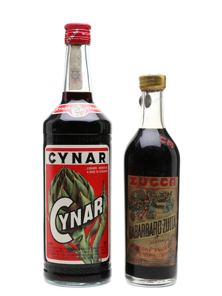 Zucca Rabarbaro & Cynar Bottled 1950s & 1970s 100cl & 50cl