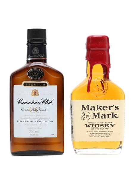 Canadian Club & Maker's Mark 2 x 20cl 