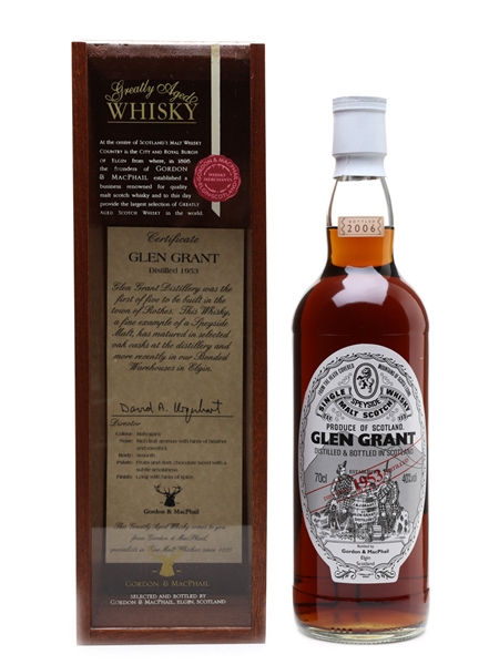 Glen Grant 1953 Gordon & MacPhail Bottled 2006 70cl / 40%