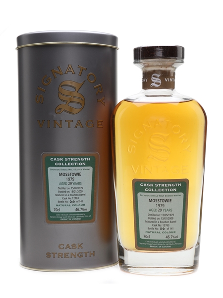 Mosstowie 1979 29 Year Old Bottled 2009 - Signatory Vintage 70cl / 46.7%