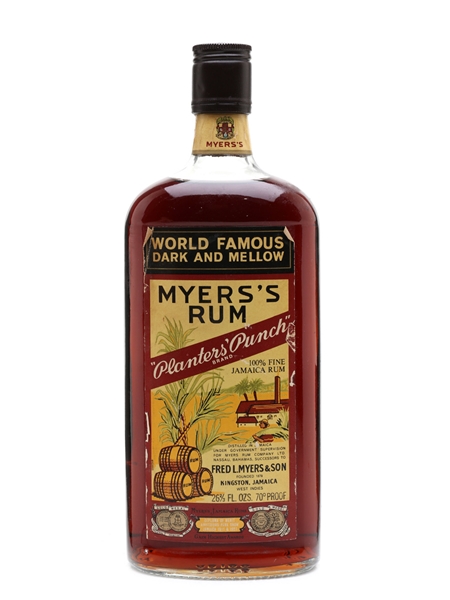 Myers's Planters' Punch Rum Bottled 1970s 75.7cl / 40%