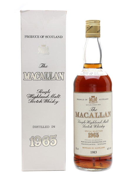 Macallan 1965 17 Year Old 75cl / 43%