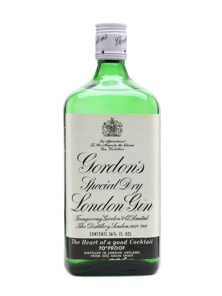 Gordon's Special Dry London Gin Bottled 1970s 75.7cl / 40%