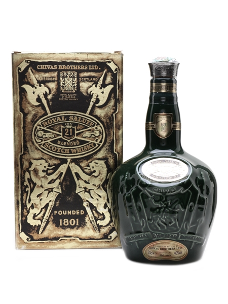 Royal Salute 21 Year Old Wade Ceramic Decanter 70cl / 40%