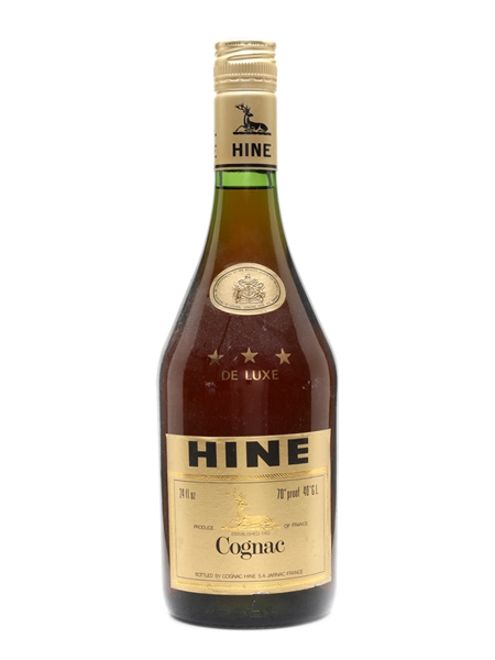 Hine 3 Star De Luxe Bottled 1970s 68cl / 40%