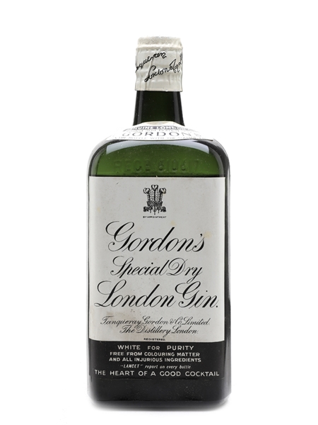 Gordon's Special Dry London Gin Bottled 1940s-1950s - Spring Cap 75cl / 40%