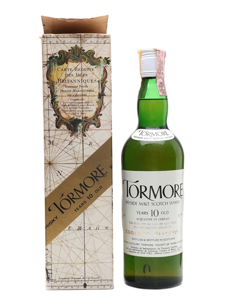 Tormore 10 Year Old Bottled 1970s - Edoardo Giaccone 75cl / 43%