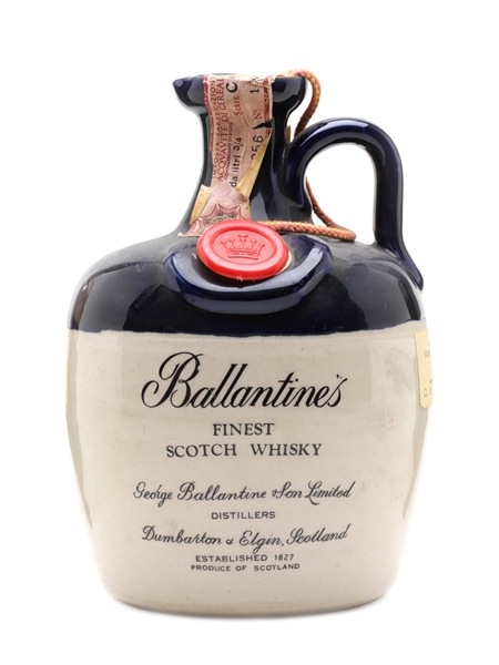 Ballantine's Finest Bottled 1970s - Ceramic Decanter 75cl / 40%