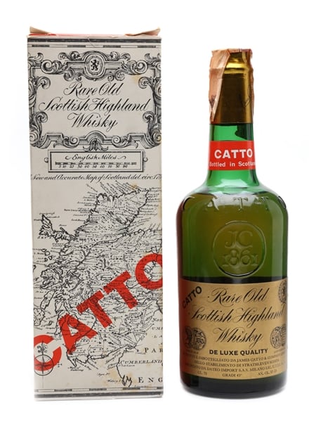 Catto Rare Old Highland Whisky Bottled 1970s - Dateo Import 75cl / 43%