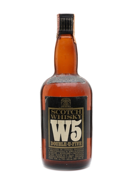 W5 Scotch Whisky Bottled 1970s 75cl / 40%