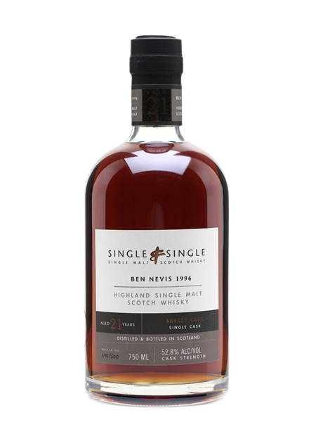 Ben Nevis 1996 21 Year Old - Single & Single 75cl / 52.8%