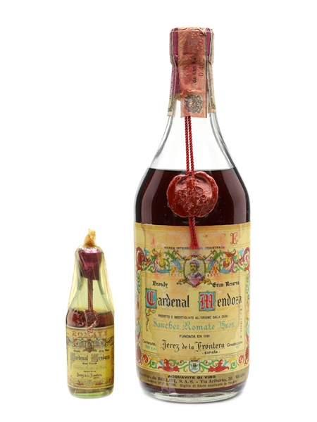 Cardenal Mendoza Brandy De Jerez Bottled 1970s 75cl & 5cl / 45%