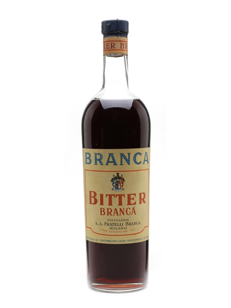 Branca Bitter Bottled 1950s 100cl / 28%