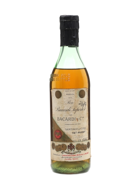 Bacardi Carta De Oro Bottled 1930s - Cuba 35cl / 40%