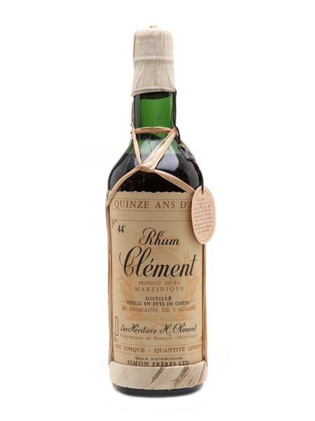 Clement 15 Year Old Bottled 1970s 70cl / 44%