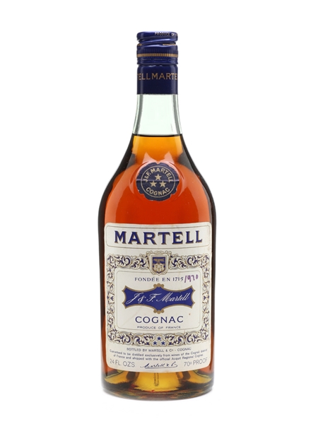 Martell 3 Star Bottled 1960s-1970s 68cl / 40%