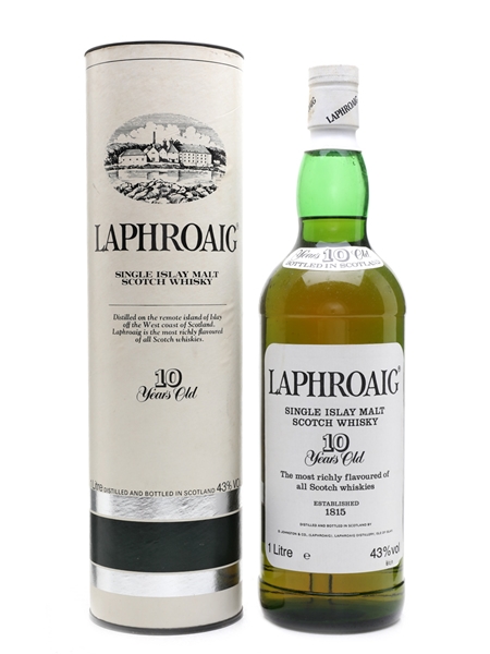 Laphroaig 10 Year Old Bottled 1990s 100cl / 43%