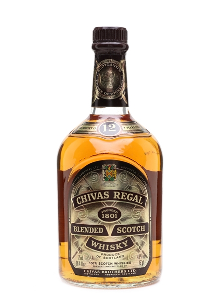 Chivas Regal 12 Year Old Bottled 1970s-1980s 75cl / 43%