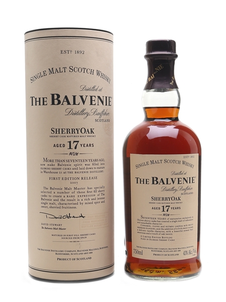 Balvenie 17 Year Old Sherry Cask First Release 75cl / 43%