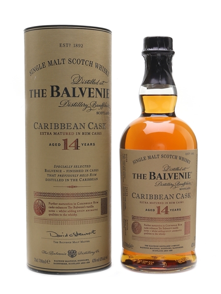 Balvenie 14 Year Old Caribbean Cask  70cl / 43%