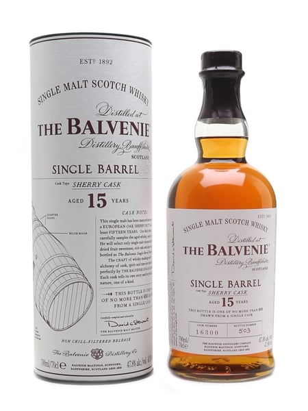 Balvenie Single Barrel 15 Year Old 70cl / 47.8%