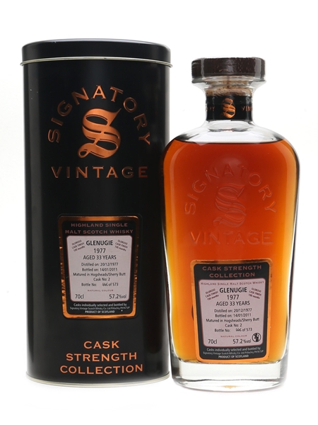 Glenugie 1977 33 Year Old Bottlled 2011 - Signatory Vintage 70cl / 57.2%