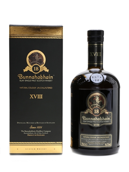 Bunnahabhain 18 Year Old  70cl / 46.3%