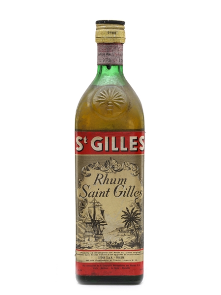 Saint Gilles Rhum Bottled 1960s - Stock 75cl / 45%