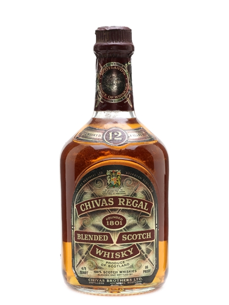 Chivas Regal 12 Year Old Bottled 1970s 75.7cl / 43%