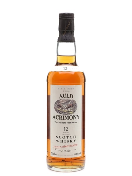 Auld Acrimony 12 Year Old Bottled 1990s 70cl / 40%