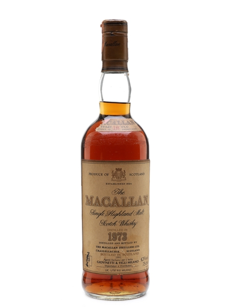 Macallan 1973 18 Year Old - Giovinetti 70cl / 43%