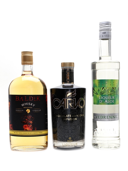 Baldik, Vedrenne, Carvo Liqueurs  75cl & 2 x 70cl