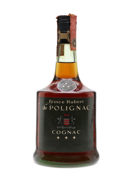 Prince Hubert De Polignac 3 Star Bottled 1960s - Ramazzotti 75cl / 40%