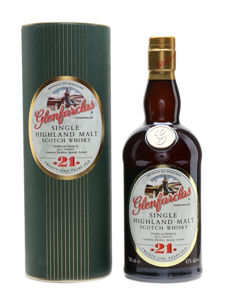 Glenfarclas 21 Year Old Bottled 1990s 70cl / 43%