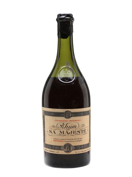 Rhum De Sa Majeste Couronne Imperiale Bottled 1950s - Simon Freres 75cl