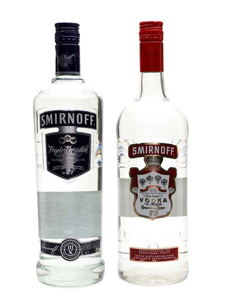 Smirnoff Red & Export Strength  114cl & 100cl