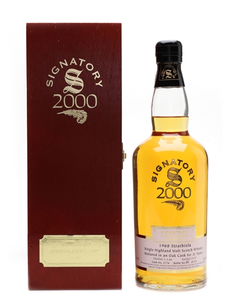 Strathisla 1968 31 Year Old Millenium Edition Bottled 1999 - Signatory Vintage 70cl / 53.2%