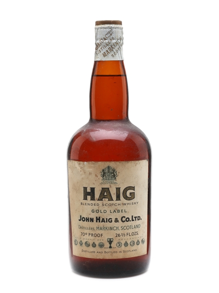 Haig's Gold Label Spring Cap Bottled 1950s 75.7cl / 40%