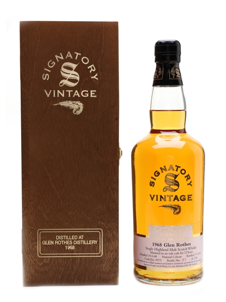 Glen Rothes 1968 32 Year Old Rare Reserve Bottled 2000 - Signatory Vintage 70cl / 50.5%