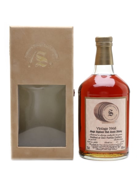 Glen Rothes 1968 27 Year Old Bottled 1995 - Signatory Vintage 70cl / 54%