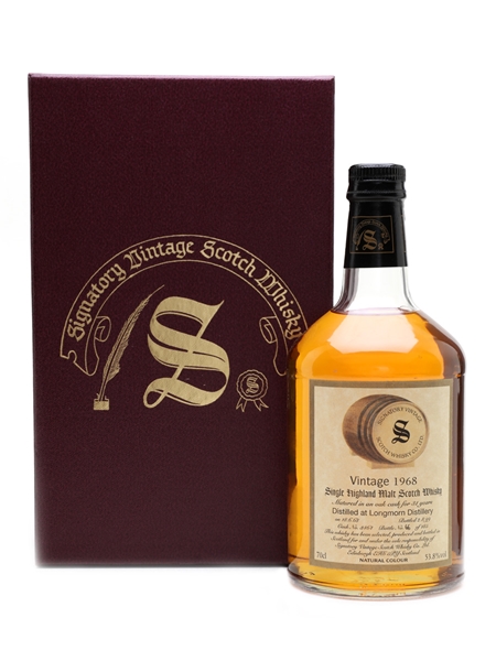 Longmorn 1968 31 Year Old Bottled 1999 - Signatory Vintage 70cl / 53.8%