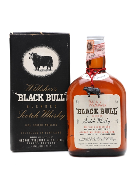 Willsher's Black Bull Bottled 1960s-1970s - Viola Import 75cl / 50%