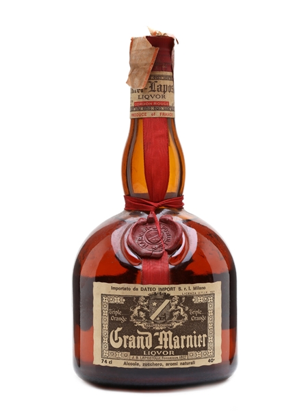 Grand Marnier Cordon Rouge Bottled 1970s - Dateo Import 74cl / 40%