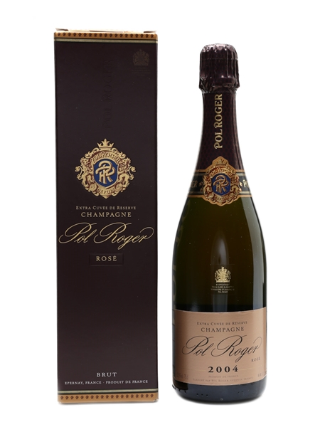 Pol Roger Rose 2004 Champagne 75cl / 12.5%