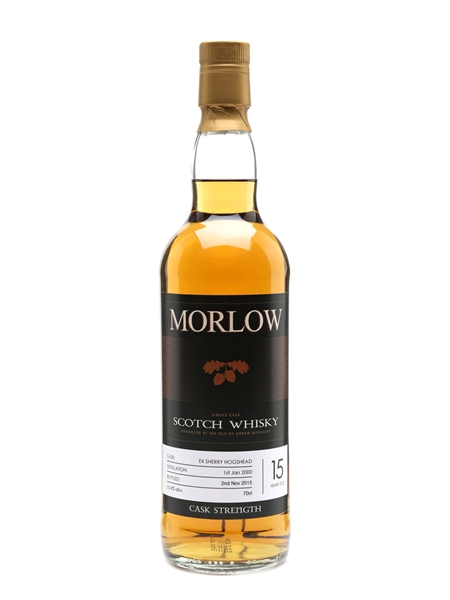 Arran 2000 Morlow Private Cask 15 Year Old Sherry Hogshead 70cl / 53.4%