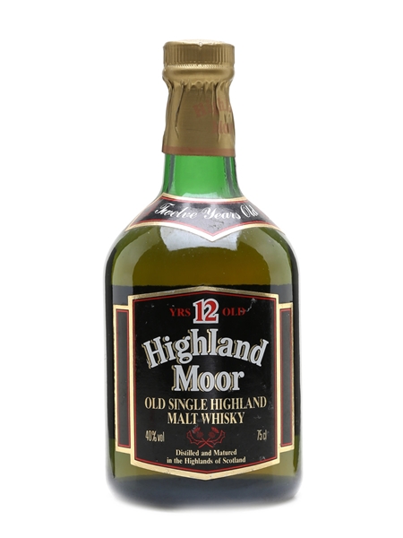 Highland Moor 12 Year Old Bottled 1980s - Unwins Wine Group 75cl / 40%