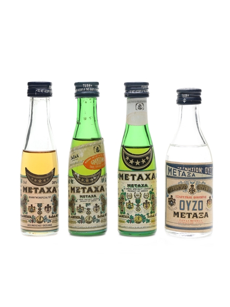 Metaxa Brandy & Liqueurs  4 x 3cl-5cl