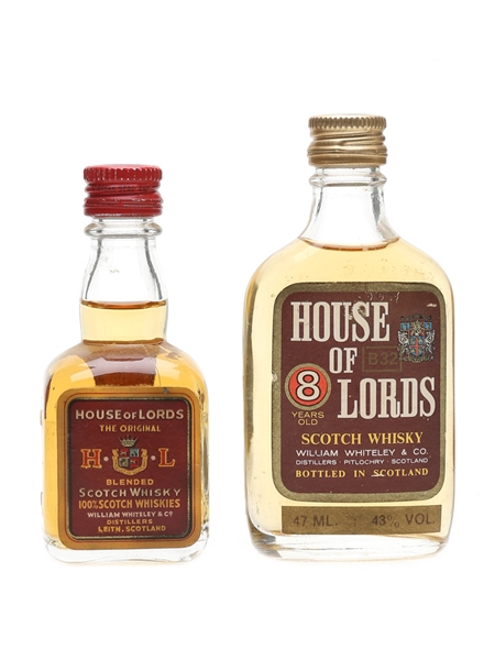 House Of Lords Bottled 1980s 2 x 4.7cl / 43%