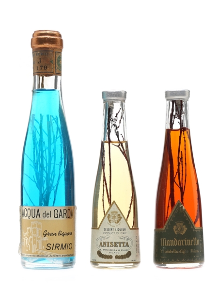 Italian Liqueurs Bottled 1950s-1960s 3 x 5cl-10cl